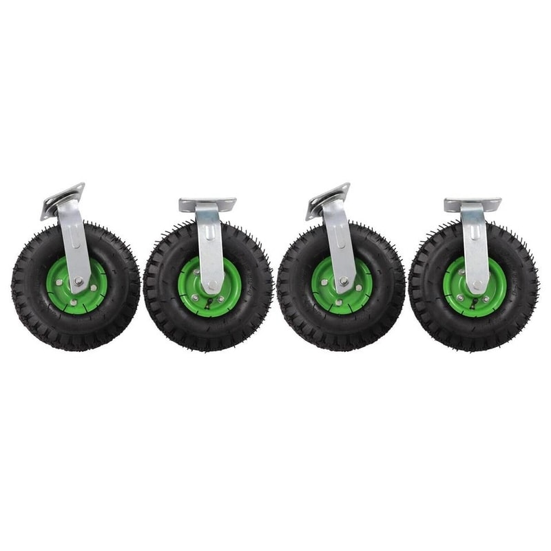 Pneumatic Wheels Heavy Duty Swivel Cart Casters 2
