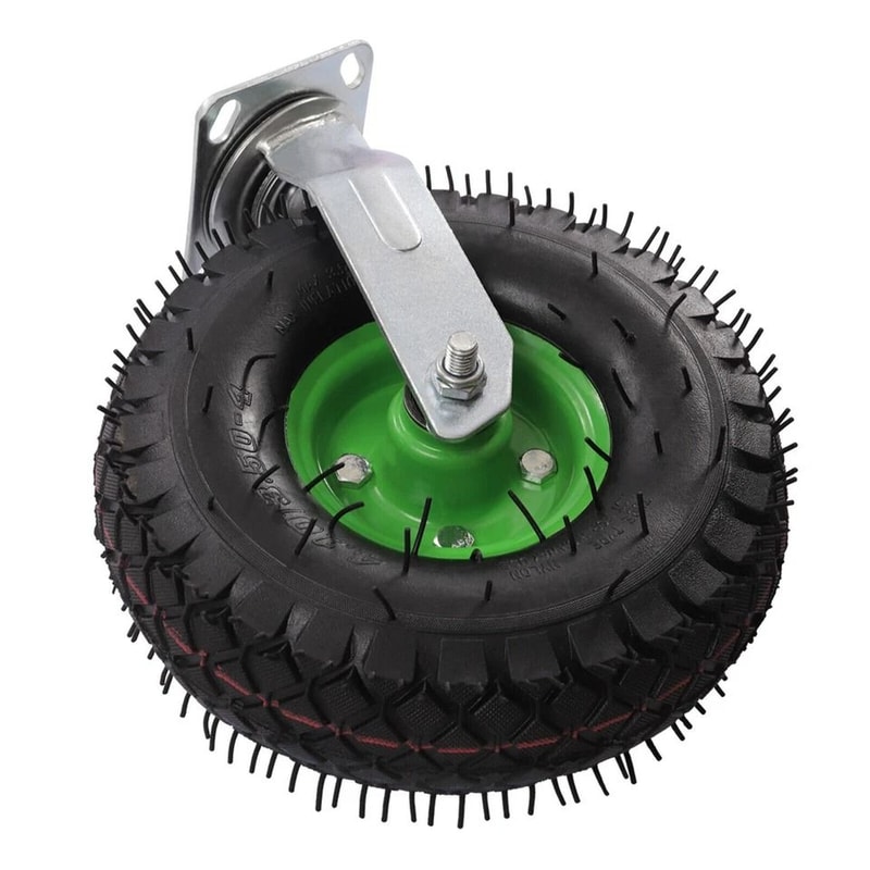 Pneumatic Wheels Heavy Duty Swivel Cart Casters 3