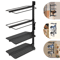 Tier Wall Mounted Steel Saddle Rack For Adjustable Horse Tack Storage 4