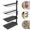Tier Wall Mounted Steel Saddle Rack For Adjustable Horse Tack Storage 4