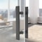 Matte Black Stainless Steel Sliding Door Handle For Barn Doors Cabinets And Closets 0