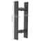 Matte Black Stainless Steel Sliding Door Handle For Barn Doors Cabinets And Closets 4