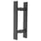 Matte Black Stainless Steel Sliding Door Handle For Barn Doors Cabinets And Closets 5