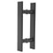 Matte Black Stainless Steel Sliding Door Handle For Barn Doors Cabinets And Closets 5