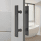 Matte Black Stainless Steel Sliding Door Handle For Barn Doors Cabinets And Closets 6