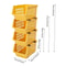 Stackable Organizer Baskets For Kitchen Closet Pantry Storage 1
