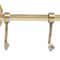Vintage Brass Towel Rack With Wall Mounted Shelf 1