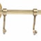 Vintage Brass Towel Rack With Wall Mounted Shelf 1
