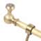 Vintage Brass Towel Rack With Wall Mounted Shelf 3
