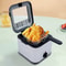 Compact Electric Deep Fryer With Basket Stainless Steel Fryer 2