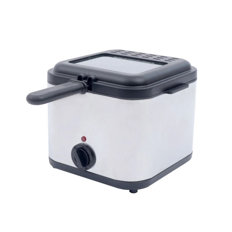 Compact Electric Deep Fryer With Basket Stainless Steel Fryer 3