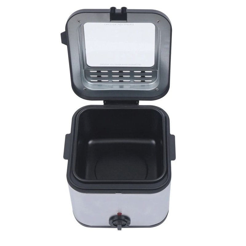 Compact Electric Deep Fryer With Basket Stainless Steel Fryer 5