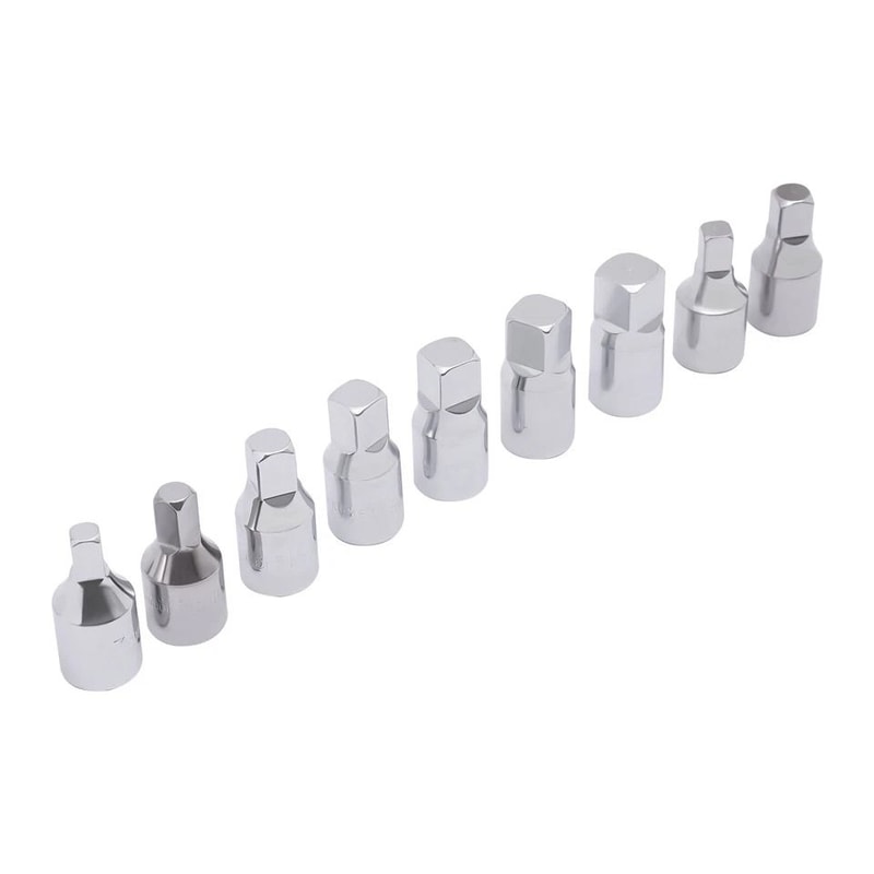 Oil Drain Plug Socket Set With Drive T Bar For Hex Square Sump Plugs 4