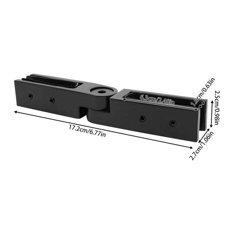 Glass Railing Clamp Set Adjustable Stainless Steel Glass Clamp For Panels 7