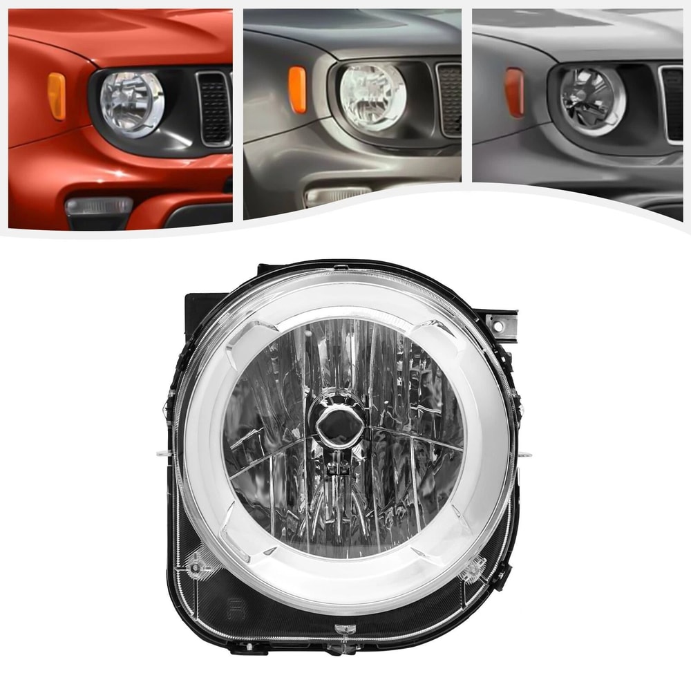 Jeep Renegade Passenger Side Halogen Headlight Assembly 1