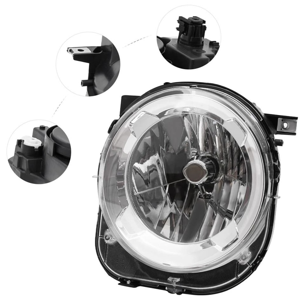 Jeep Renegade Passenger Side Halogen Headlight Assembly 8