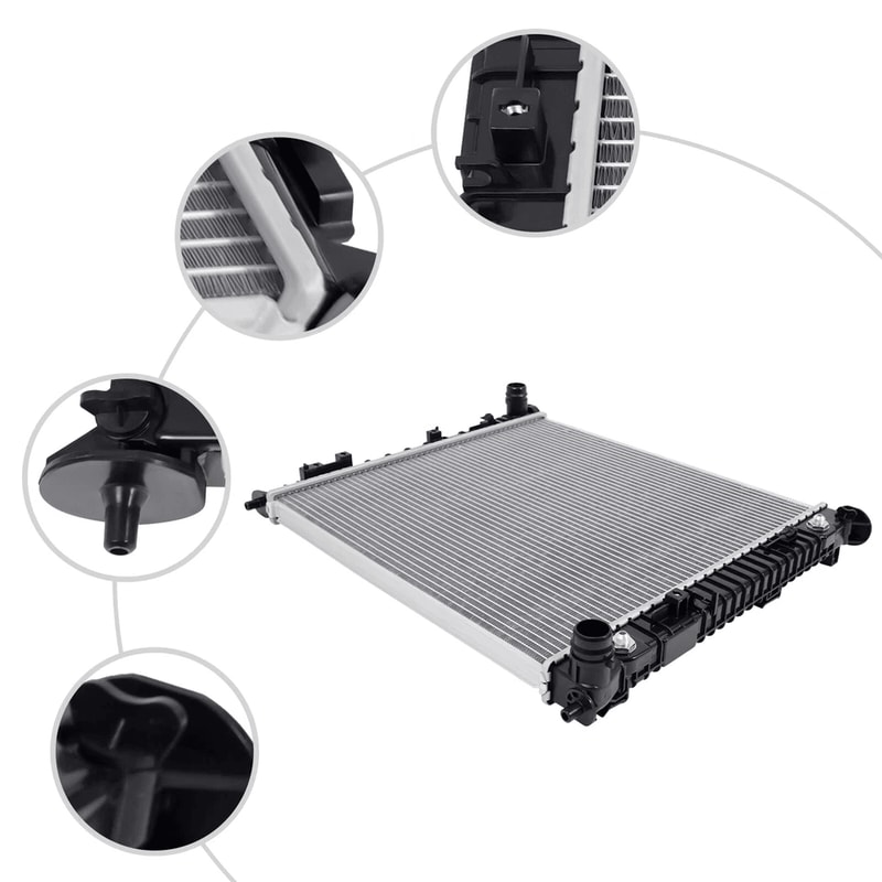 Radiator With Transmission Oil Cooler For Hyundai Santa Fe Kia Sorento 3