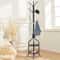 Freestanding Coat Rack Stand With Hat Bag Hooks And Space Saving Storage 0