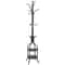 Freestanding Coat Rack Stand With Hat Bag Hooks And Space Saving Storage 3