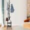 Freestanding Coat Rack Stand With Hat Bag Hooks And Space Saving Storage 4