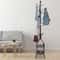 Freestanding Coat Rack Stand With Hat Bag Hooks And Space Saving Storage 5