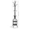 Freestanding Coat Rack Stand With Hat Bag Hooks And Space Saving Storage 8