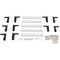 Adjustable Wall Mounted Window Well Egress Ladder For Basement Fire Escape 2
