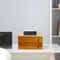 Lockable Tier Desk Organizer Wooden Desktop Storage Drawer For Home Office 4