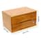 Lockable Tier Desk Organizer Wooden Desktop Storage Drawer For Home Office 7