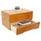 Lockable Tier Desk Organizer Wooden Desktop Storage Drawer For Home Office 8