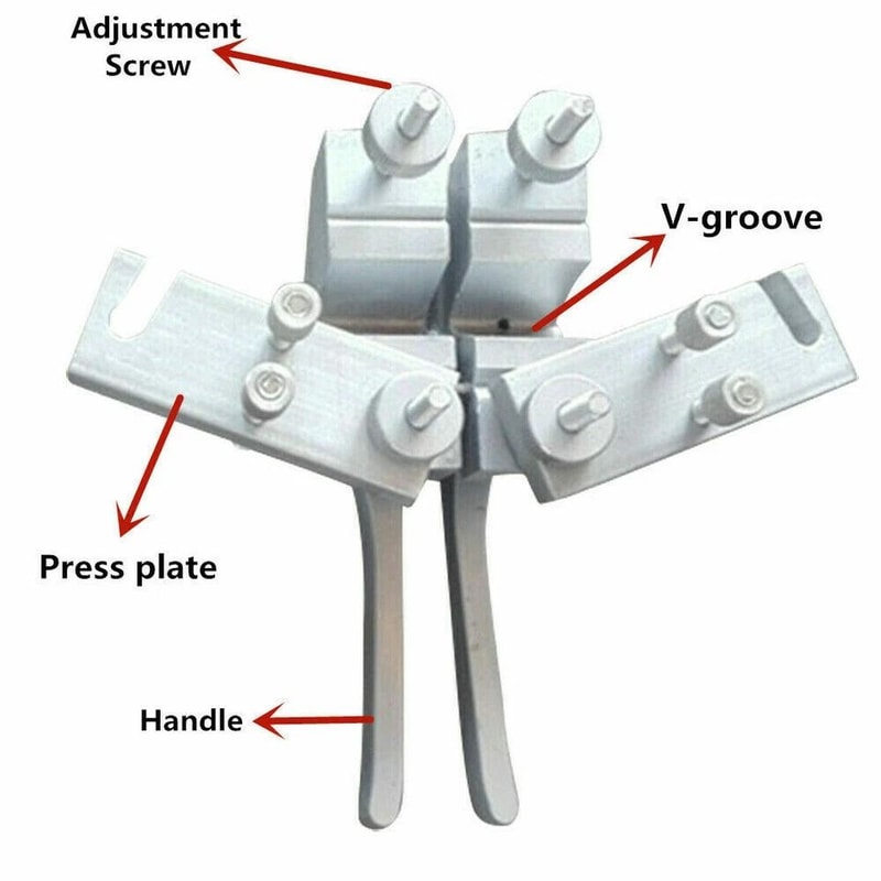 High Precision PU Round Belt Welding Clamp Tool For Connector Splicing 3