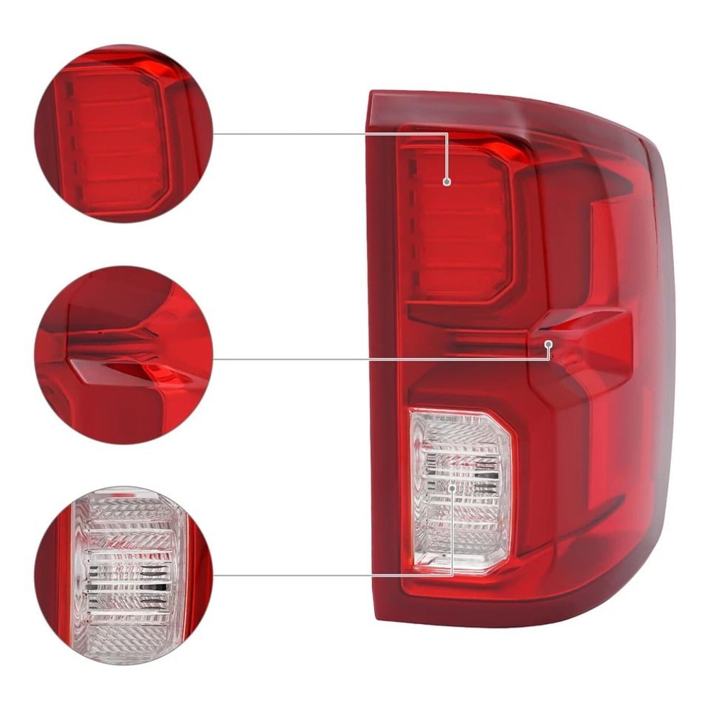 Right Side LED Tail Light For Chevy Silverado High Country LTZ 5