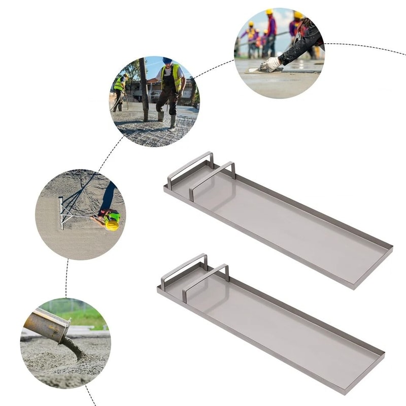 Stainless Steel Concrete Knee Boards With Sliding Pads 7