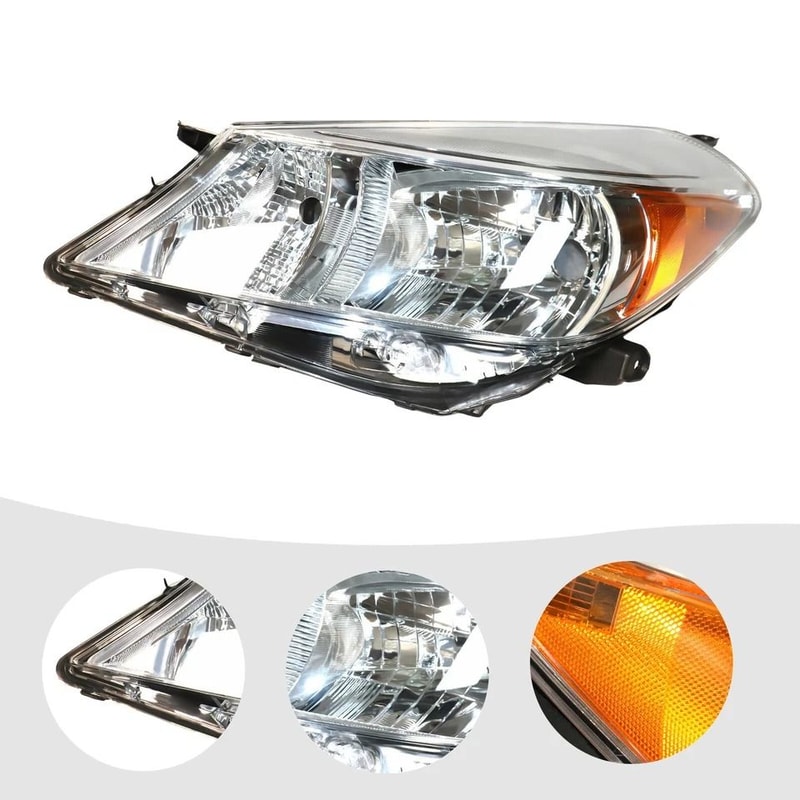 Toyota Yaris Driver Side Halogen Headlight Assembly 6