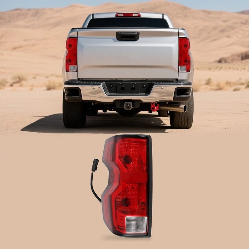 Chevy Colorado Left Halogen Tail Light Assembly Driver Side Rear Lamp 3