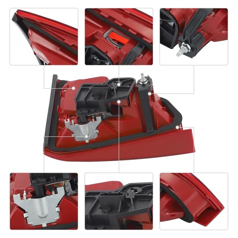 Right Inner Halogen Tail Light For Audi Sedan 5