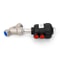 Stainless Steel Pneumatic Angle Seat Valve For High Flow Control 4