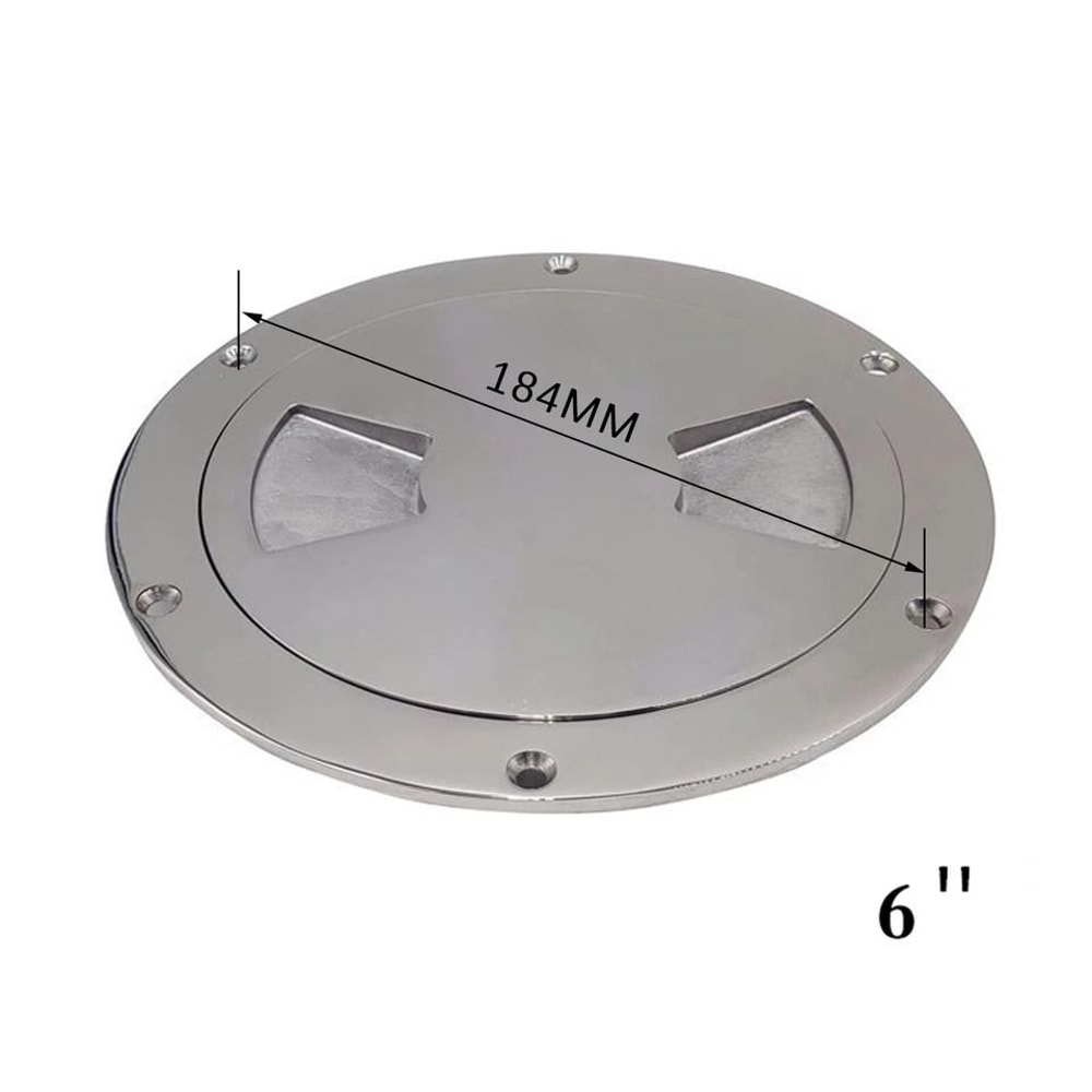 Stainless Steel Boat Deck Plate Circular Marine Inspection Hatch 4