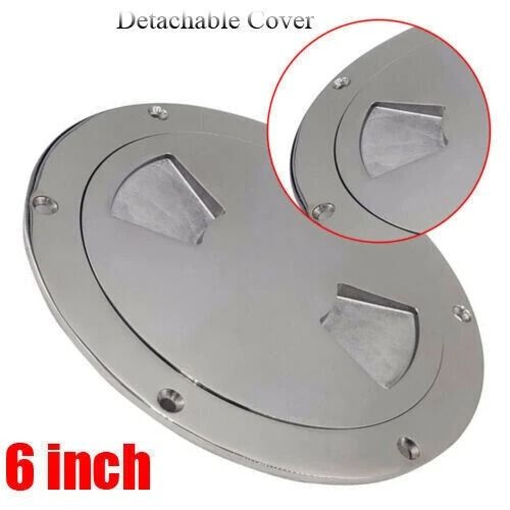Stainless Steel Boat Deck Plate Circular Marine Inspection Hatch 7