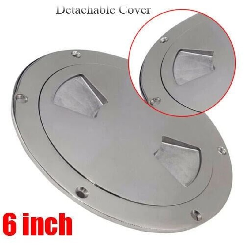 Stainless Steel Boat Deck Plate Circular Marine Inspection Hatch 7
