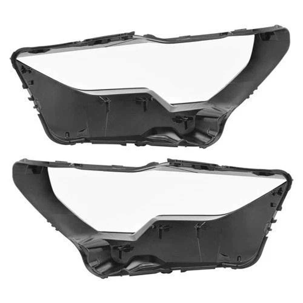 Audi Headlight Lens Cover Pair For Front Left And Right 10