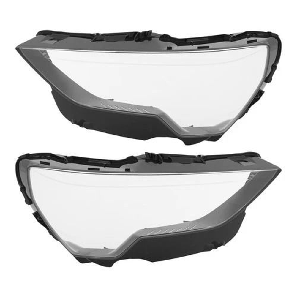 Audi Headlight Lens Cover Pair For Front Left And Right 6