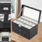 Watch Box With Slot Jewelry Organizer And Sunglass Storage Case 1