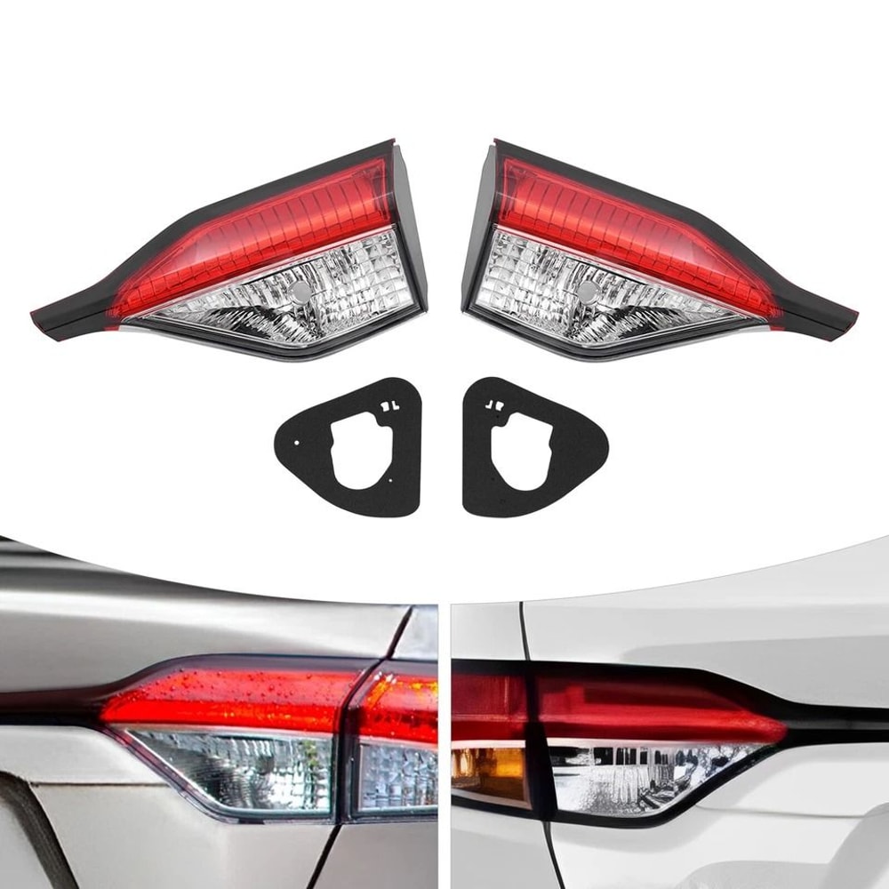 Pair Inner Trunk Lid Tail Lights For Toyota Corolla L LE SE 1