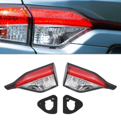 pair inner trunk lid tail lights for toyota corolla l le se
