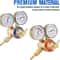 Oxygen Acetylene Regulator Set Dual Gauge Welding Gas Regulators 7