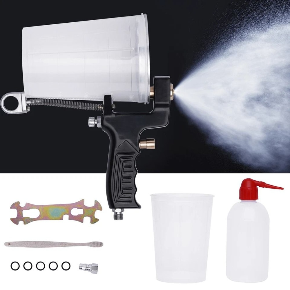 Handheld Gel Coat Spray Gun Resin Sprayer With Cup And Spray Nozzles 4