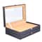 Leather Fountain Pen Display Case And Organizer Box 0