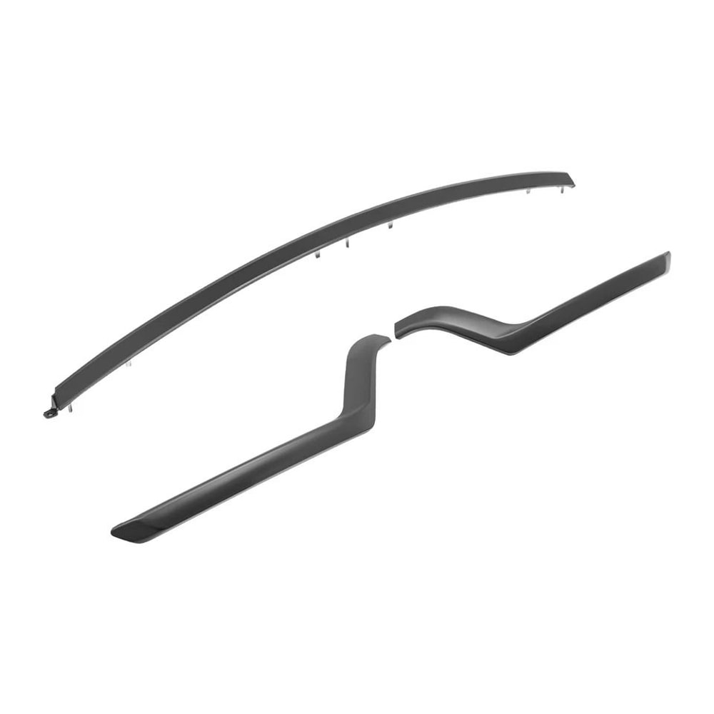 Black Ford Explorer Bumper Trim Kit For Front Lower Replacement 3