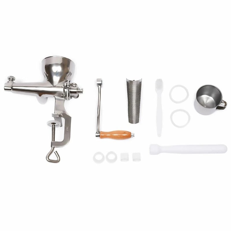 Manual Wheatgrass Juicer Stainless Steel Hand Press Fruit Juice Extractor 3